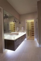 Ванная комната со столешницей