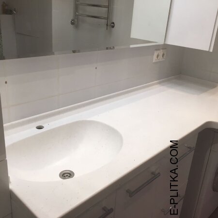 Столешница для ванной под стиральную машину и раковину