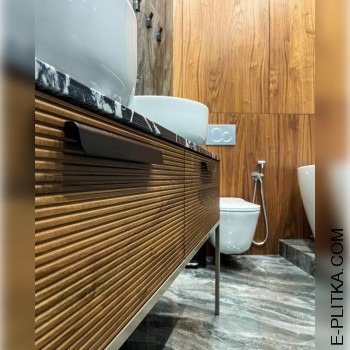 Дизайнерські меблі для ванної кімнати з двома раковинами