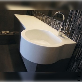 Нестандартні підвісні меблі для ванної