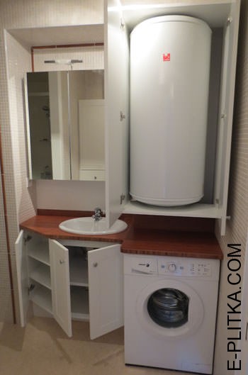 Нестандартні кутові меблі для ванної