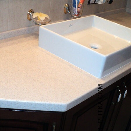 Столешница под накладную раковину в ванную