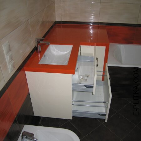 Угловые мебель с раковиной для ванной