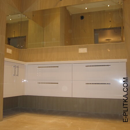 Угловые наборы мебели для ванной комнаты