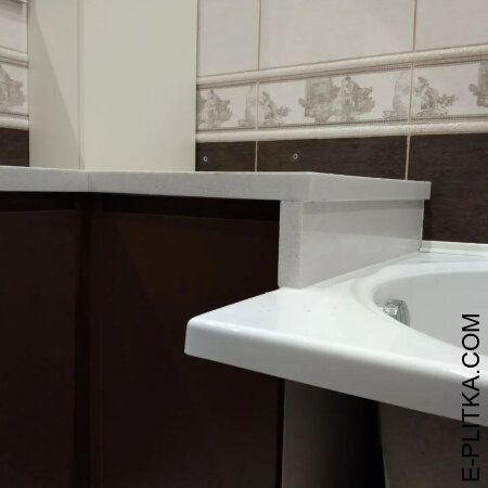 Эксклюзивная угловая мебель для ванной комнаты