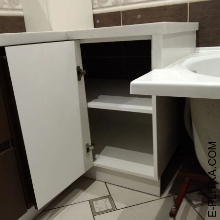 Эксклюзивная угловая мебель для ванной комнаты