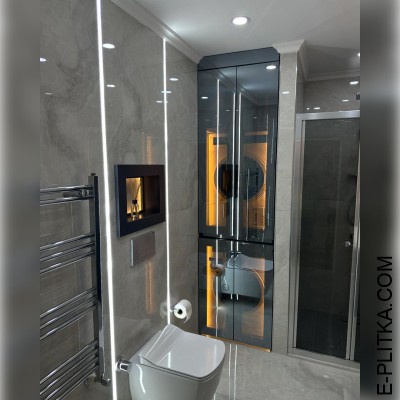 Меблі для пральної машини у ванній