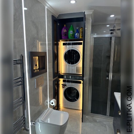 Мебель для стиральной машины в ванной