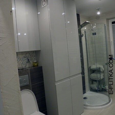 Пенал для ванной комнаты на заказ на 50 см