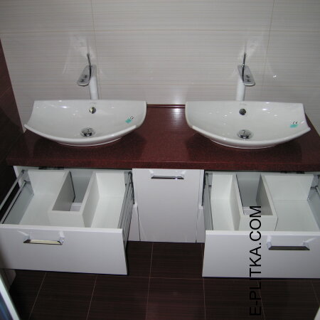 Современная подвесная мебель для ванной