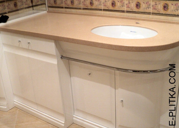 Столешница для ванной комнаты под раковину