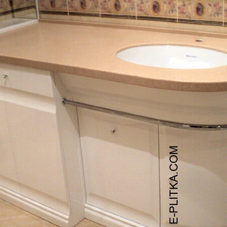 Столешница для ванной комнаты под раковину