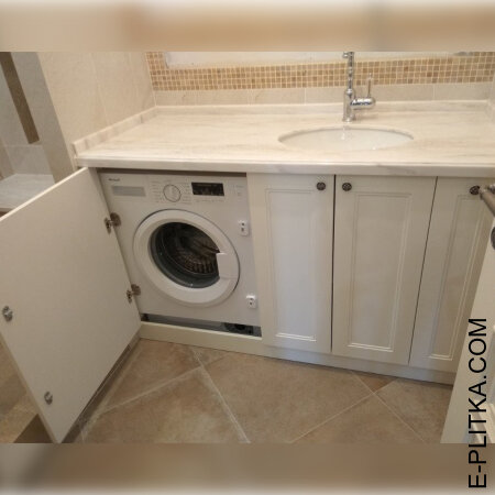 Ванна со столешницей под стиральную машину, цена и фото.