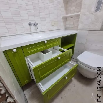 Ексклюзивні меблі для ванної кімнати зі стільницею