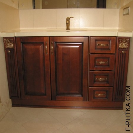 Индивидуальная классическая мебель для ванной под заказ