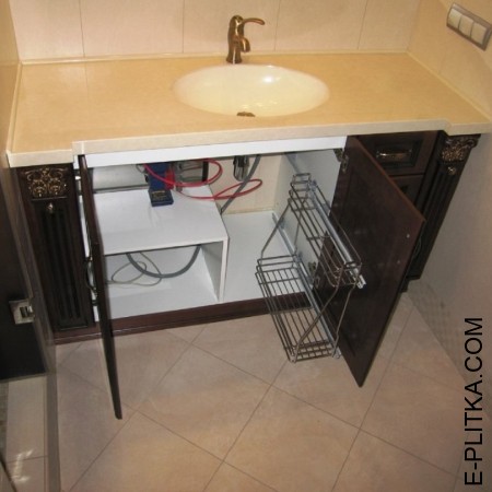 Индивидуальная классическая мебель для ванной под заказ