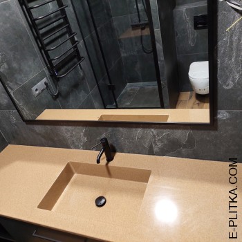 Стільниця з раковиною на замовлення для меблів з пральною машиною