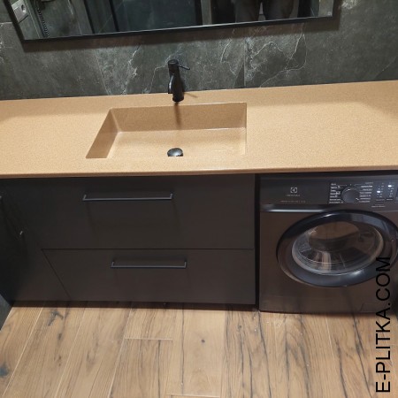 Столешница с раковиной на заказ для мебели со стиральной машиной