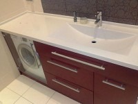 Акриловая столешница для ванной комнаты