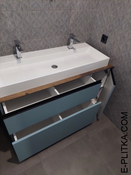 Столешница с накладной раковиной для мебели в ванную