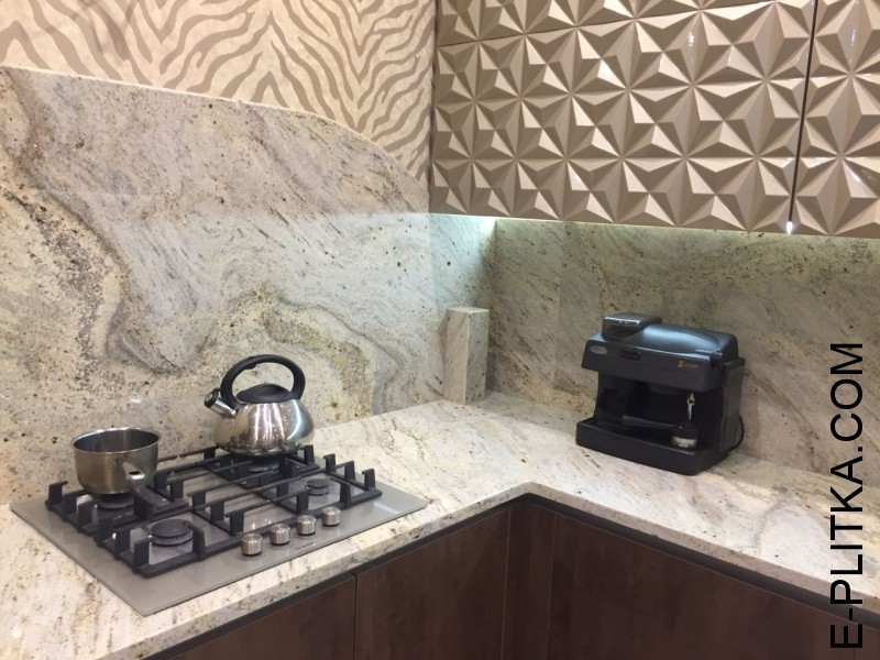 Технологичная и инновационная кухня с  3D фасадами и плитами Alvic!