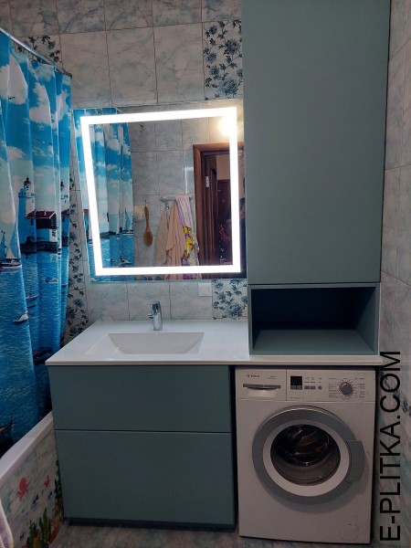 Меблі для бойлера та пральної машини у ванну Perfecta mebli Київ | E-Plitka.com