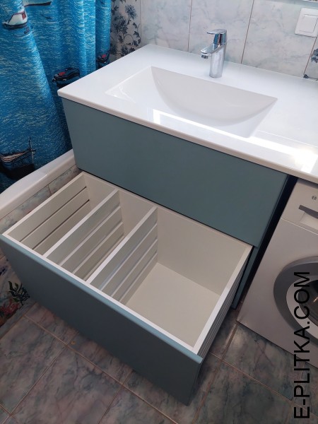 Меблі для бойлера та пральної машини у ванну