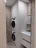 Стиральная машина во встроенной мебели для ванной Perfecta mebli Киев | E-Plitka.com