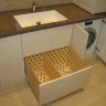 Столешница с мебелью и раковиной для ванной комнаты