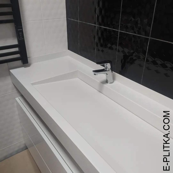 Мебель для ванной комнаты на 145 см с двумя раковинами