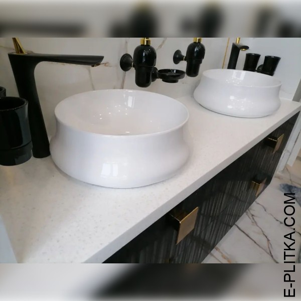 Мебель для ванной комнаты на 150 см с двумя раковинами