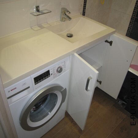 Столешницы для ванной под стиральную машину и раковину