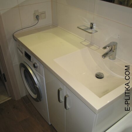Столешницы для ванной под стиральную машину и раковину