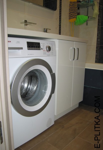 Стільниці для ванної під пральну машину та раковину