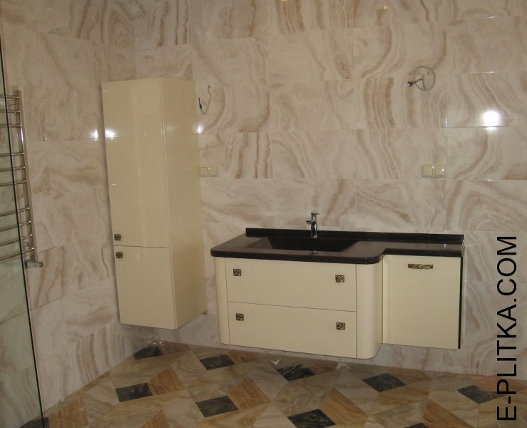 Подвесная мебель для ванной со столешницей и раковиной