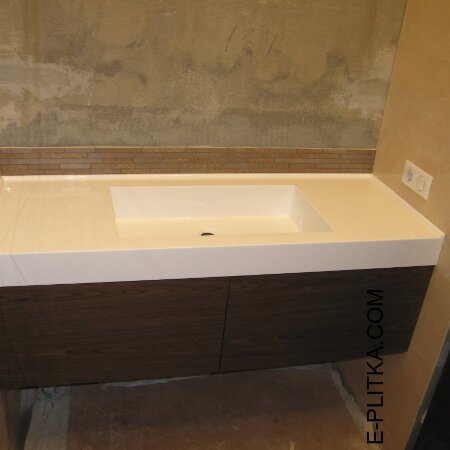 Подвесная мебель для ванной венге