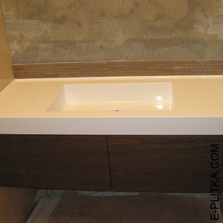 Подвесная мебель для ванной венге