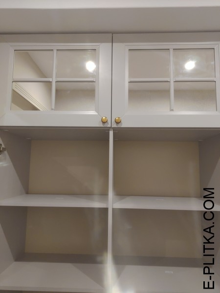Білосніжні розпашні шафи з МДФ під емаллю