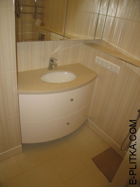 Подвесная мебель в ванную по индивидуальным размерам