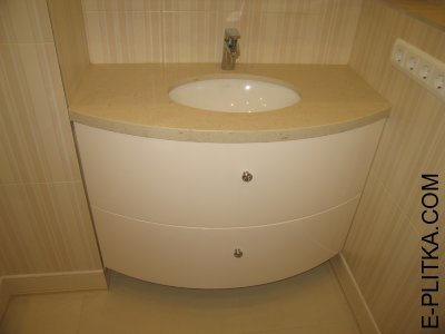 Подвесная мебель в ванную по индивидуальным размерам