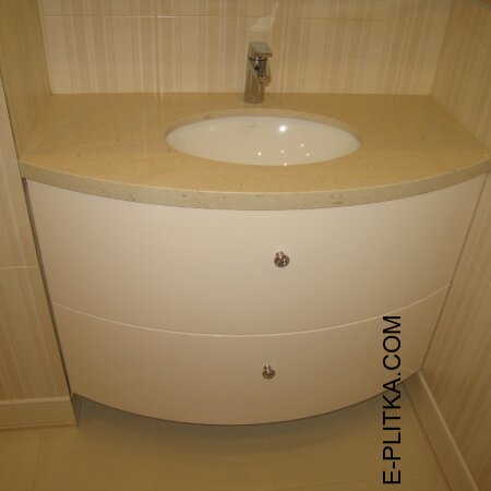 Подвесная мебель в ванную по индивидуальным размерам