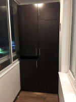 Встроенный шкаф на балкон на заказ