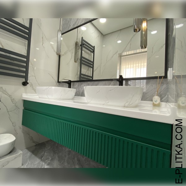 Мебель для ванной комнаты с двумя раковинами от производителя | e-Plitka.com