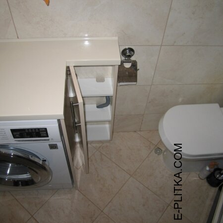 Встроенная угловая мебель для ванной