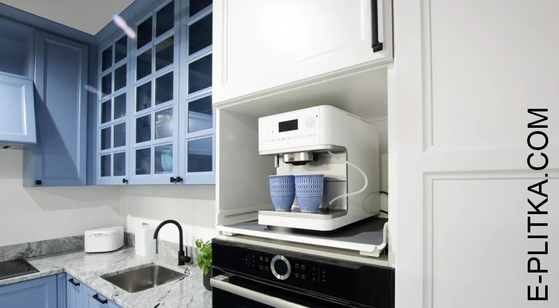 Кухня Perfecta mebli «Dominic» с выдвижной кофе машиной