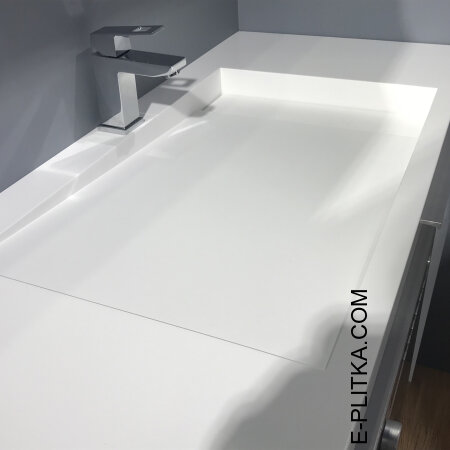 Стиралка и раковина под одной столешницей