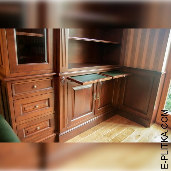 Книжный шкаф для роскошного рабочего кабинета