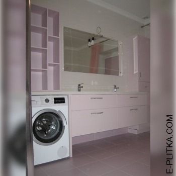 Виробництво меблів для ванної кімнати з двома раковинами