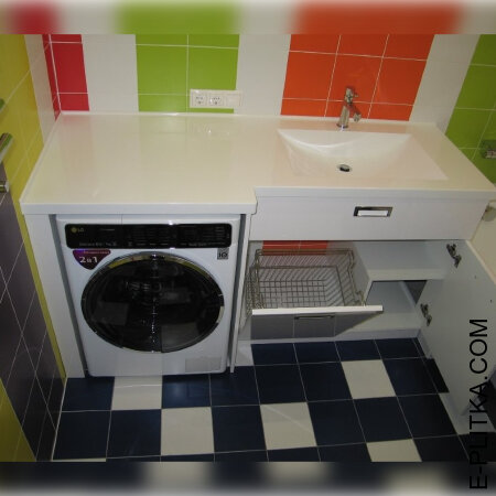 Встроенная мебель для ванной комнаты на заказ