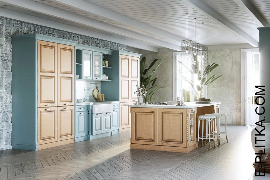 Кухня Perfecta mebli «Oulanka» винтажная кухня